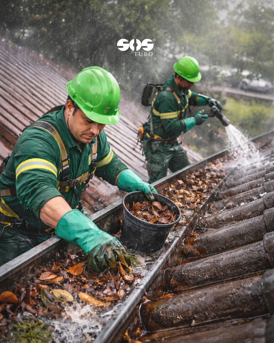 PREVISÃO DE CHUVAS FORTES EM PORTO ALEGRE ? PORQUE A LIMPEZA PREVENTIVADE CALHAS É ESSENCIAL.